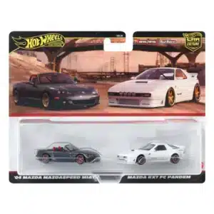 Hot Wheels Premium 2-Pack - '04 Mazda Mazdaspeed Miata & Mazda RX7 FC Pandem